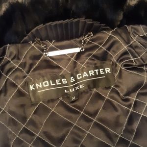 Unisex Black mink jacket